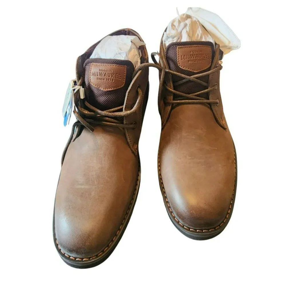 Nunn Bush Mens Denali Waterproof Plain Toe Chukka